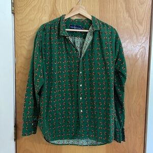 Vintage Ralph Lauren button down with fabulous horse print